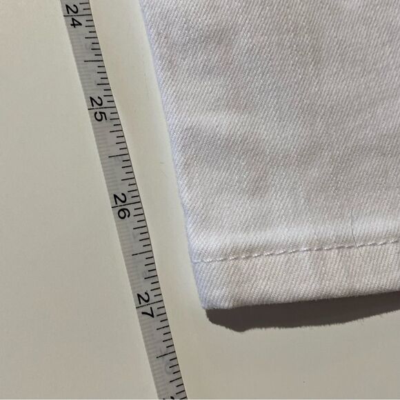 Soft Surroundings Ultimate Denim In White Straight Leg Jeans Women's Size 16T - Picture 12 of 15